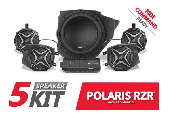  RZ34-PHZ4ARC / 2014-2023 Polaris RZR A-Spec 5-Speaker Plug-&-Play Kit | Config: Ride Command